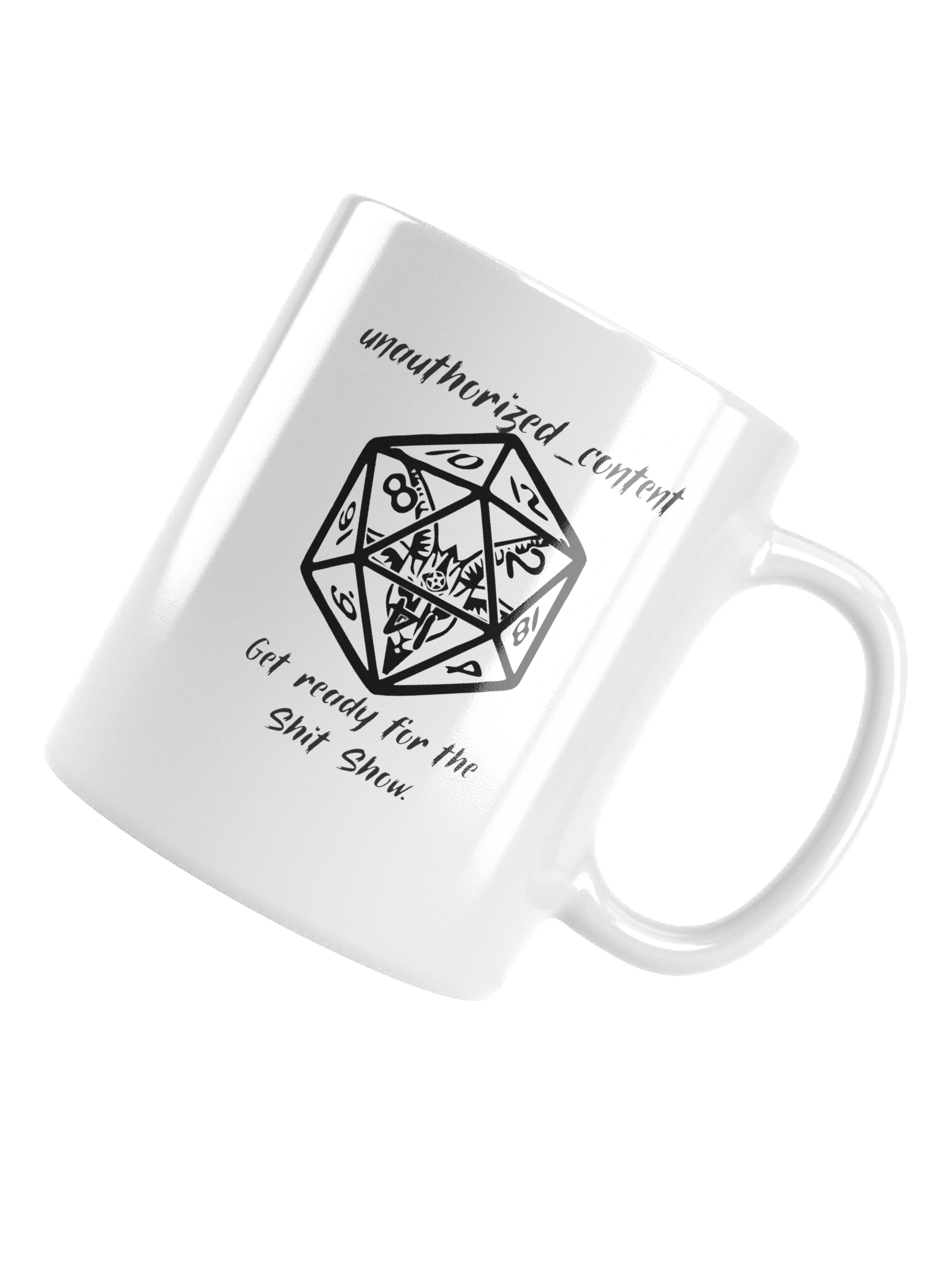 unauthorized content Mug product image (1)
