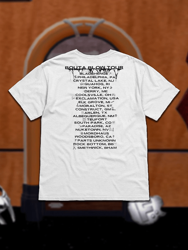 BoomHour Tour Shirt - White product image (2)
