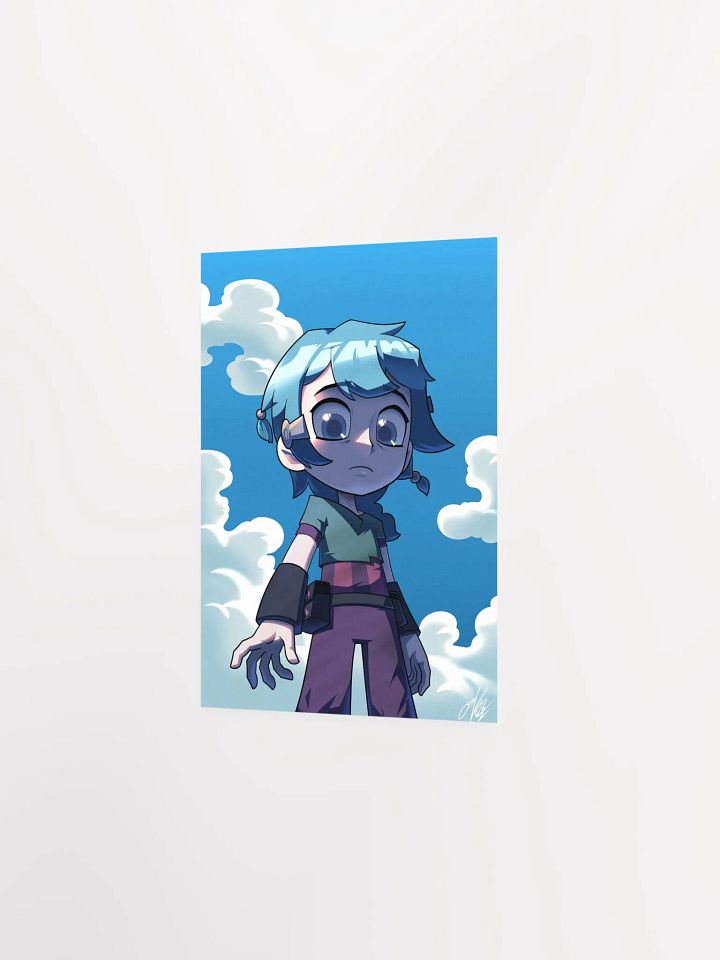 Blue Hair Girl Poster product image (2)
