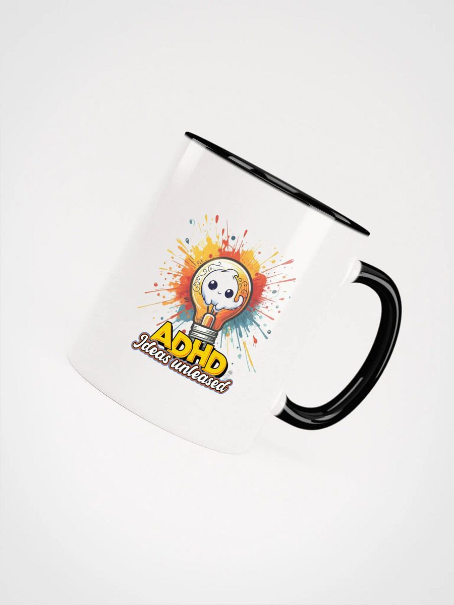 ADHD Ideas Unleashed Ceramic Mug with Color Inside product image (47)