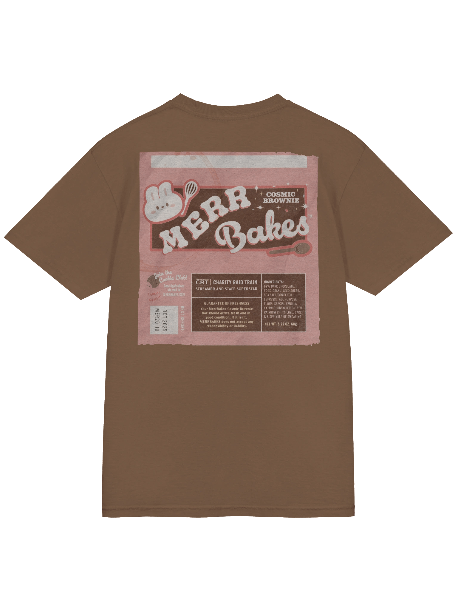 Merr's Cosmic Brownie Bar T-Shirt | MerrBakes product image (20)
