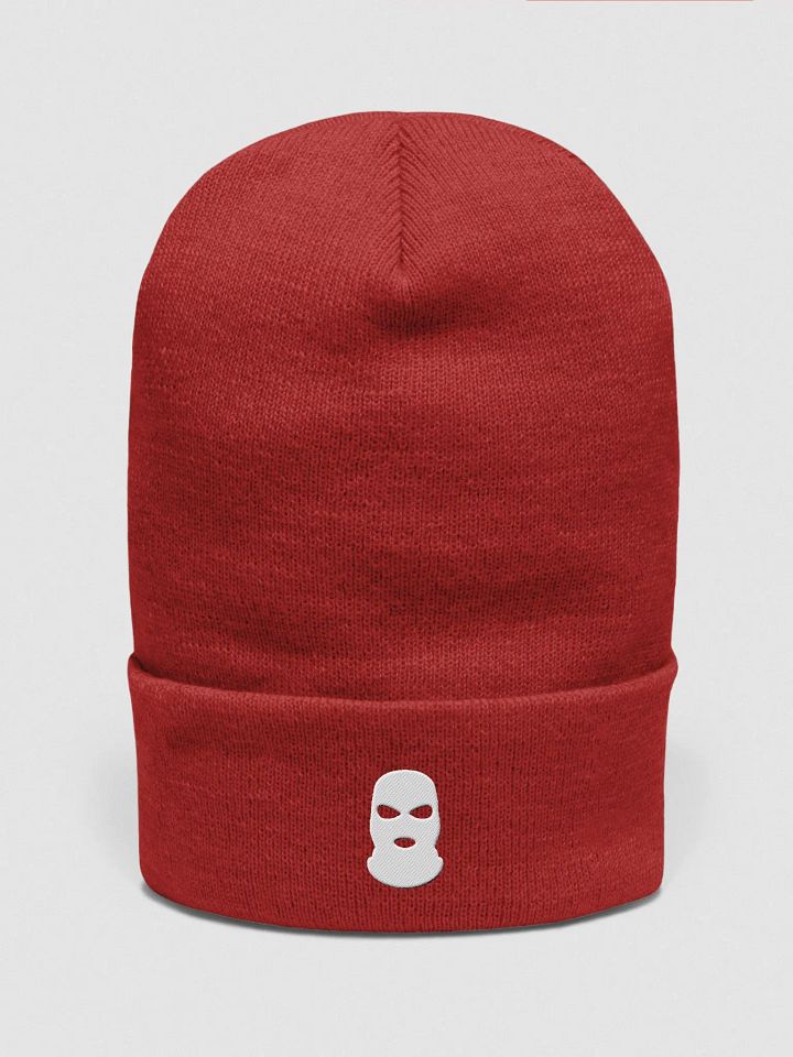WHITE BOOGIE GOON Cuffed Beanie product image (1)
