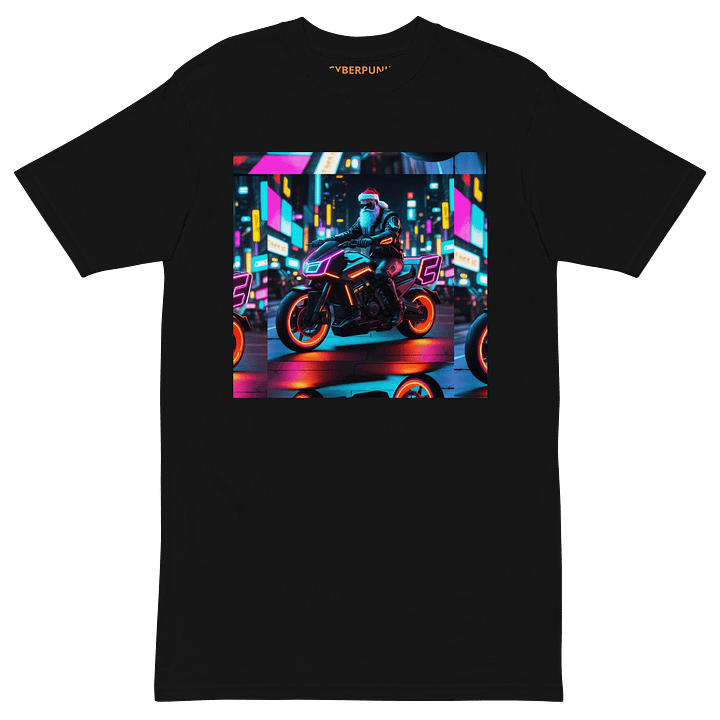 Neon Santa Biker Tee product image (2)
