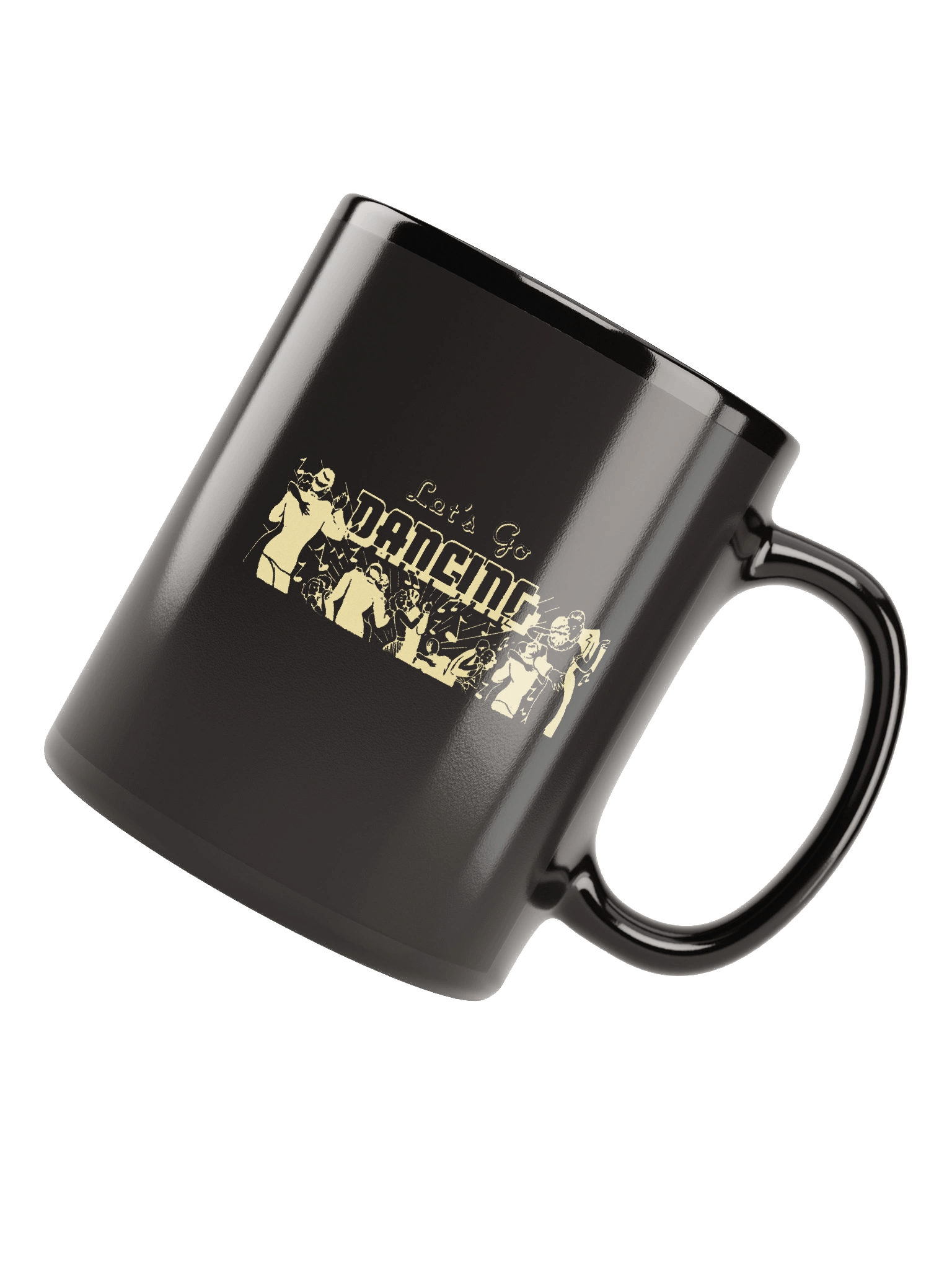 'Let's Go Dancing' Black Mug product image (5)
