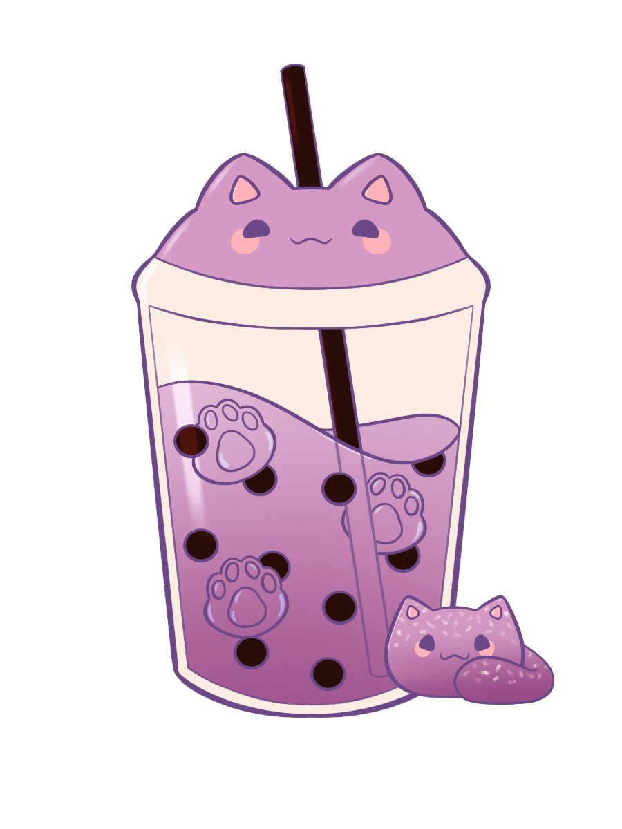 Boba Milk Cat Stickers product image (5)