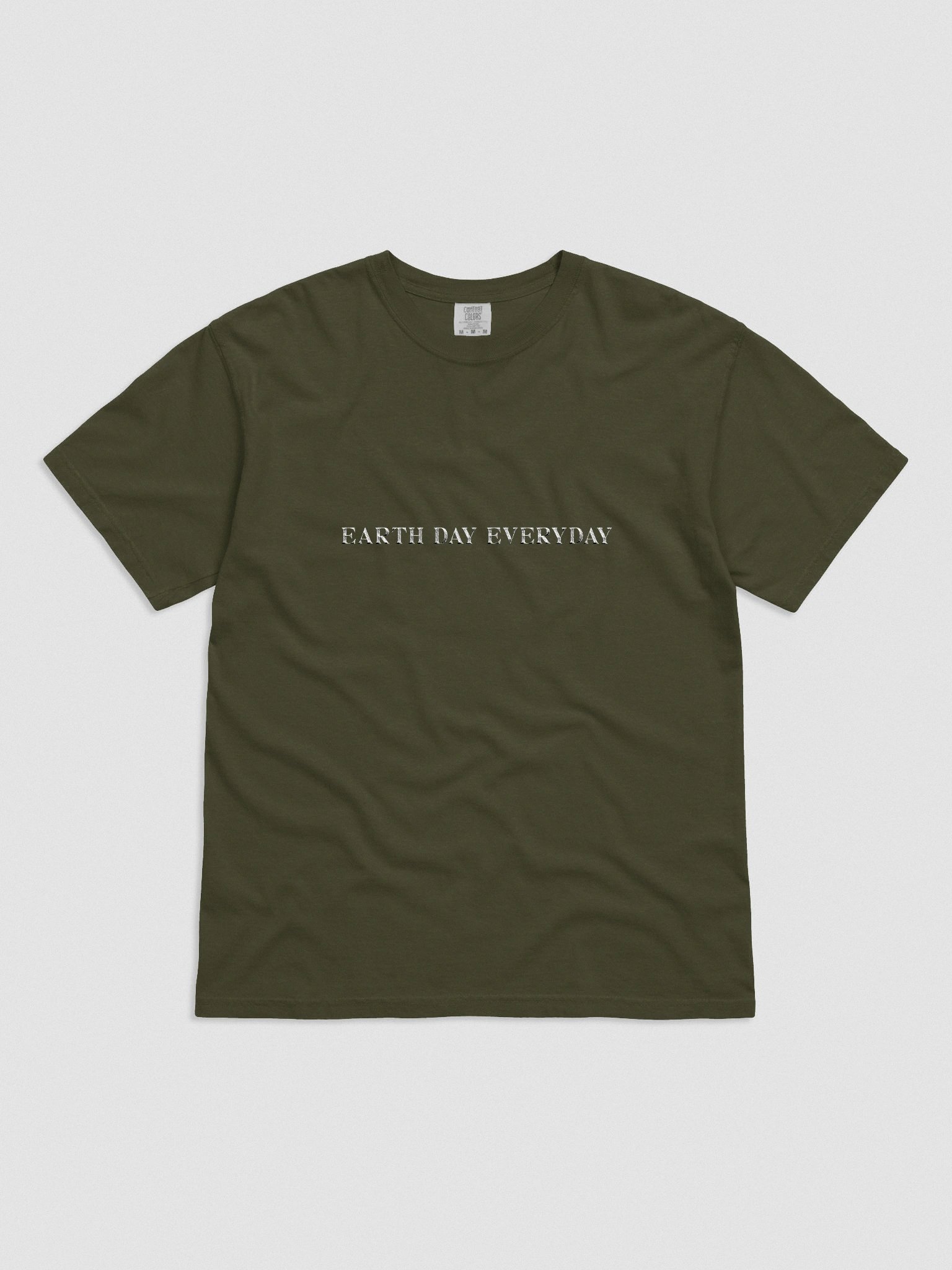 Embroidered Earth Day Everyday Unisex Tee product image (1)