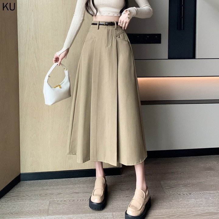 CHÂN VÁY XOÈ DÁNG DÀI PHONG CÁCH HÀN QUỐC BASIC M70 ( KHÔNG KÈM ĐAI ) - EVA SHOES product image (4)