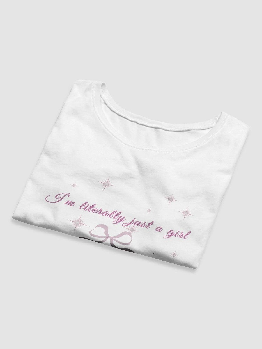 Sparkling I'm Just a Girl Baby Tee product image (11)