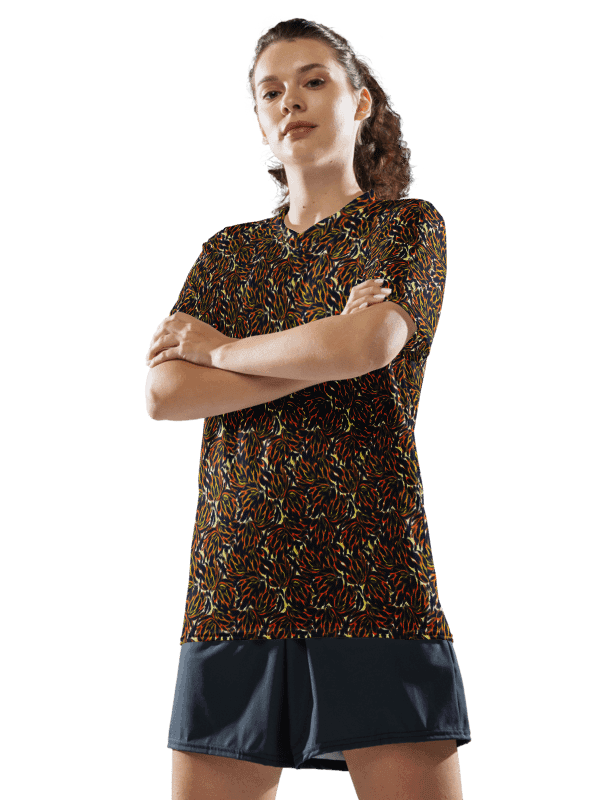 Tiger Flower | Recycled Unisex Sports Jersey product image (1)