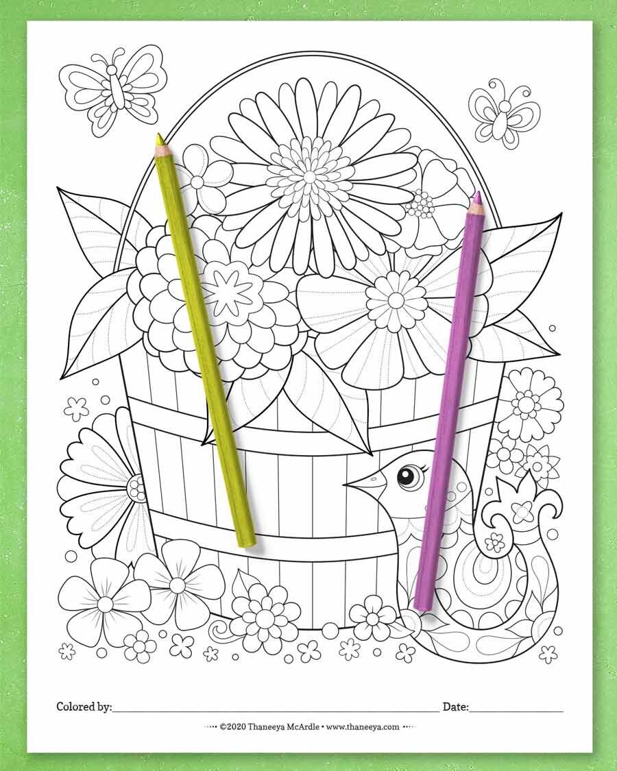 Happy Hodgepodge Coloring Pages product image (4)