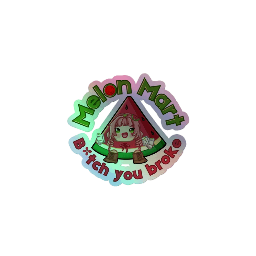 Melon Mart Holographic Stickers product image (1)