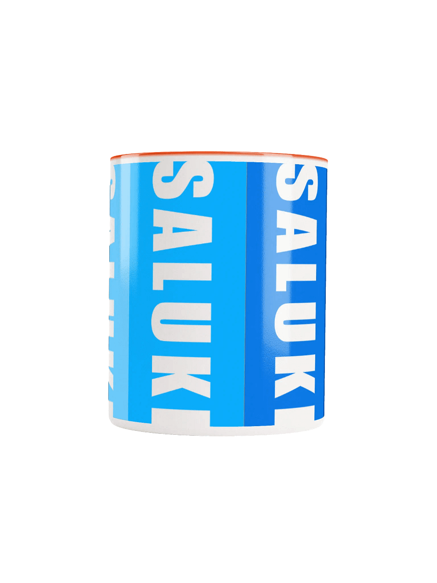 Saluki Blue & Orange 11oz Mug For Saluki Lovers product image (3)