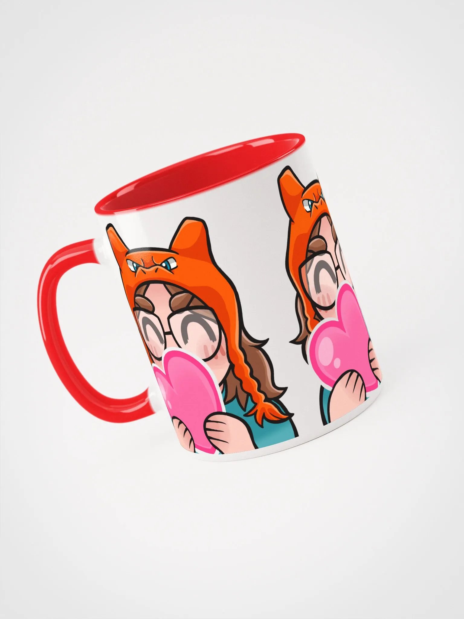 Brave Love White/Red Mug product image (5)