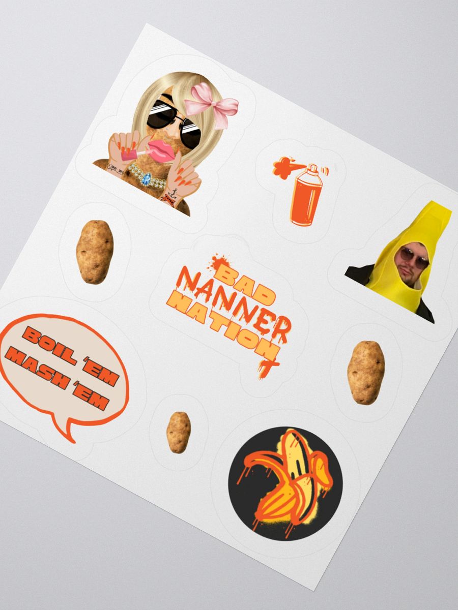 Bad Nanner Nation Official Sticker Sheet product image (4)