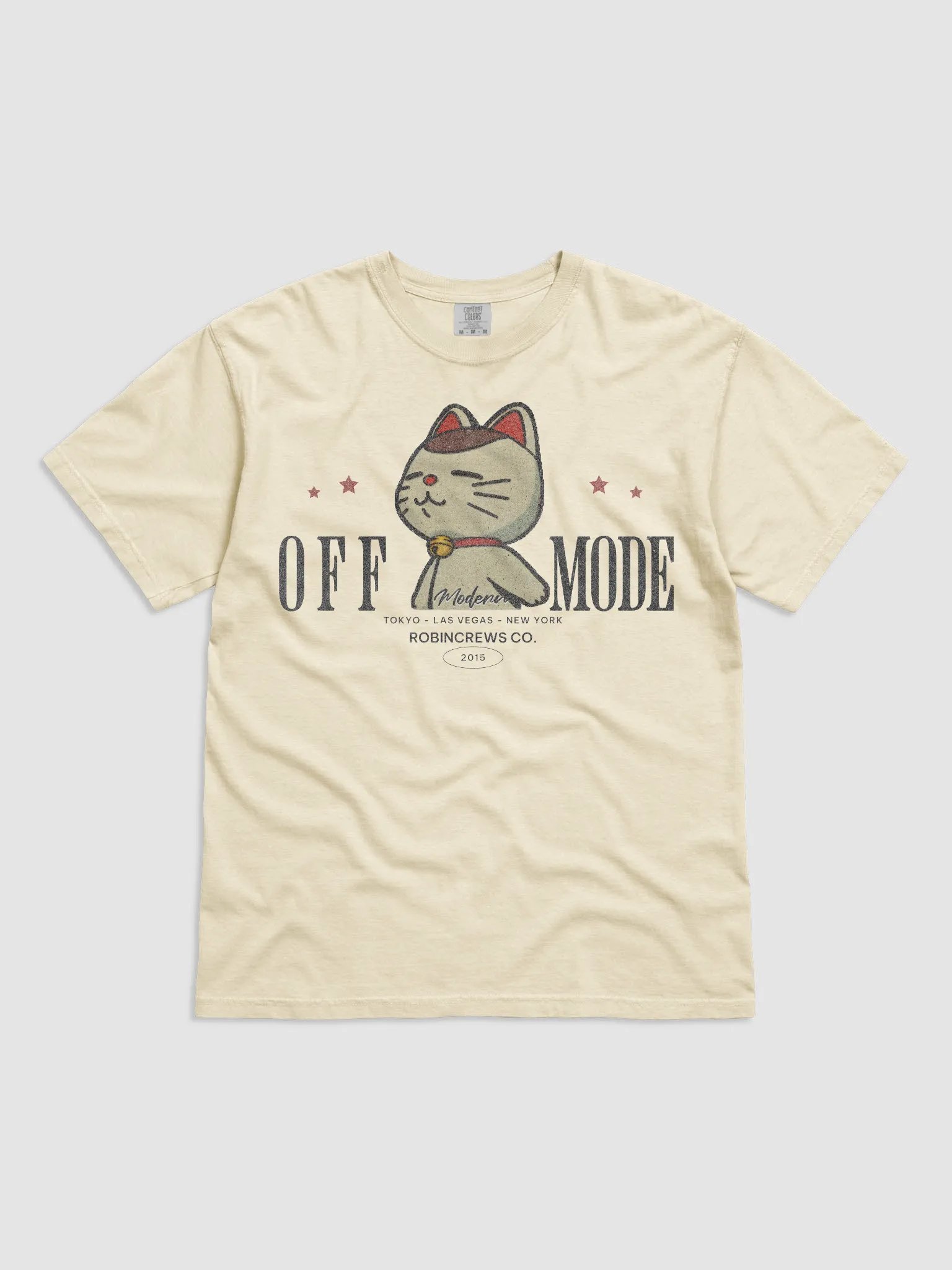 Off Mode Cat T Shirt Relaxed Graphic Tee product image (5)