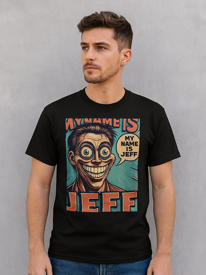 MY NAME IS JEFF! Cartoon T-Shirt product image (2)