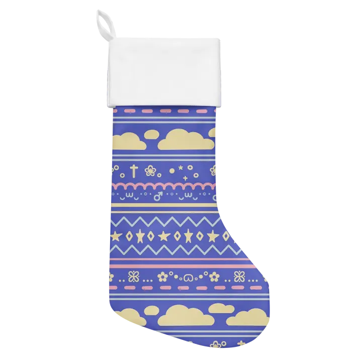 Cloudy Christmas Stocking - Pastel product image (1)