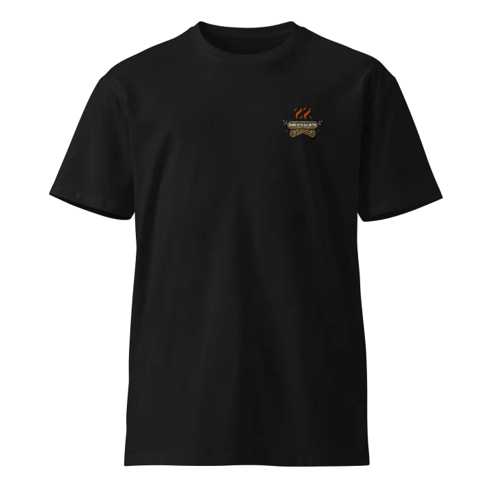 Survivalists Embroidered Unisex Premium T-Shirt product image (1)
