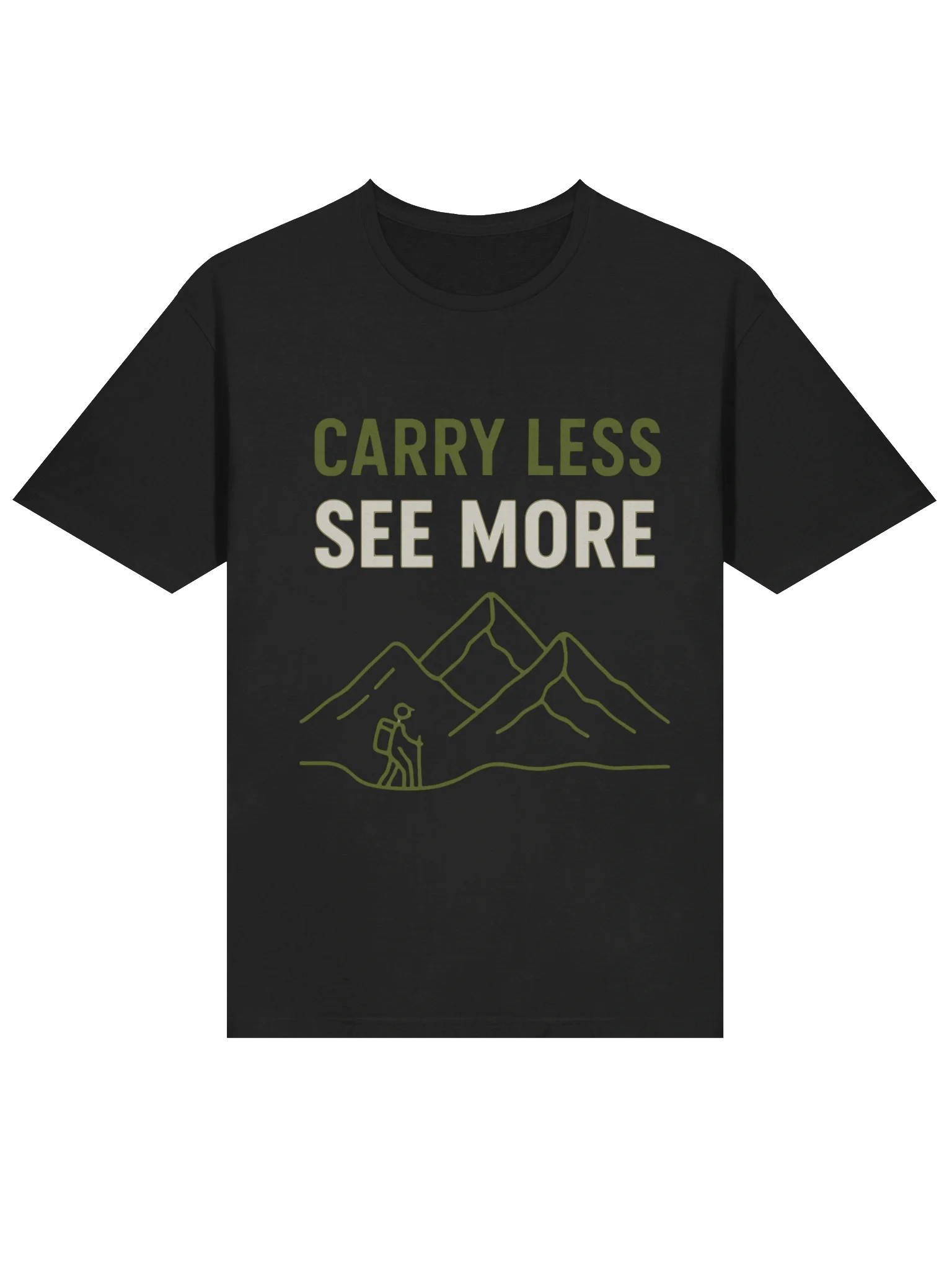 CARRY LESS, SEE MORE ULTRALIGHT BACKPACKING T-SHIRT product image (19)