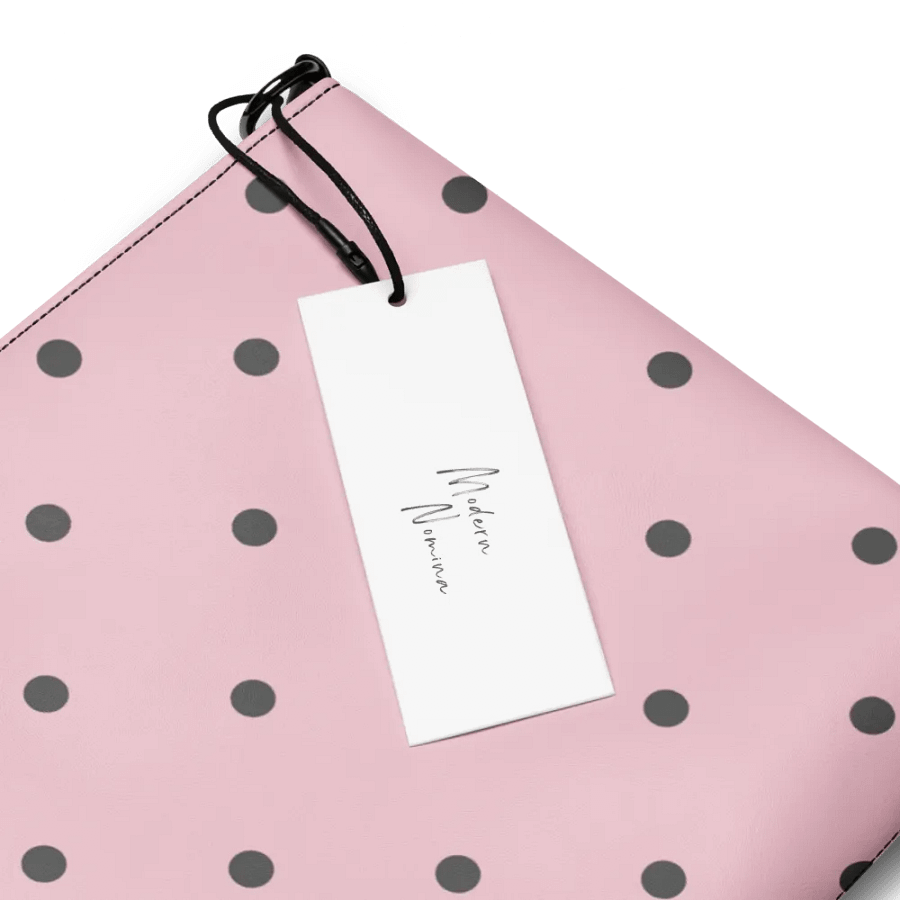 Pink with Grey Dots Crossbody Bag product image (6)