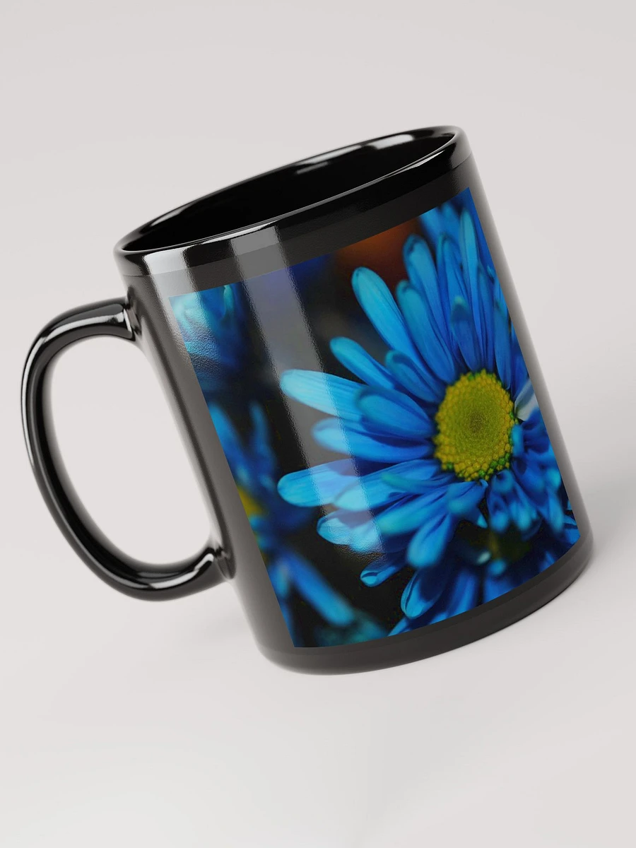 Blue Daisy Black Coffee Mug product image (5)