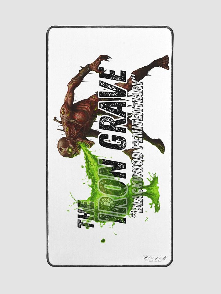 The Iron Grave - Blackwood Penitentiary - The Spitter - White Desk Mat product image (2)