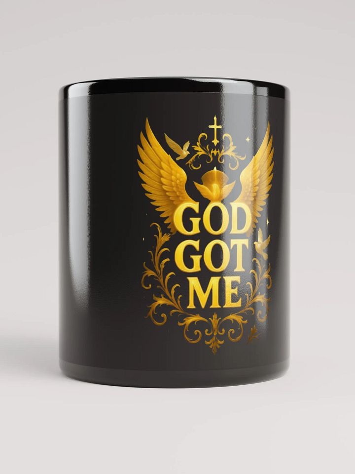 GOD GOT ME — White Glossy Angelic Mug product image (1)