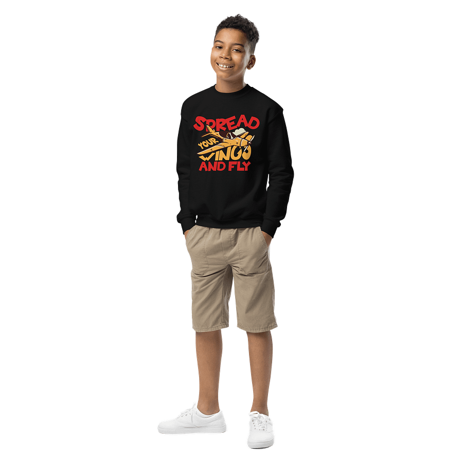 Vintage Airplane Adventure Youth Sweatshirt product image (3)