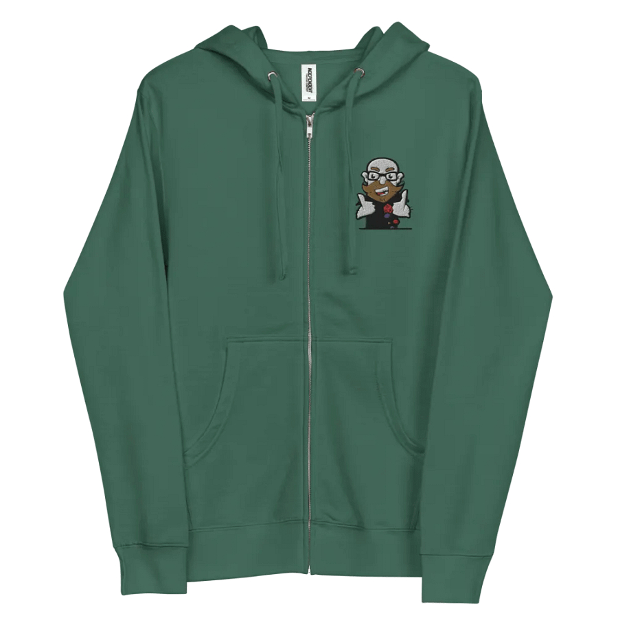 Zippered hoodie 