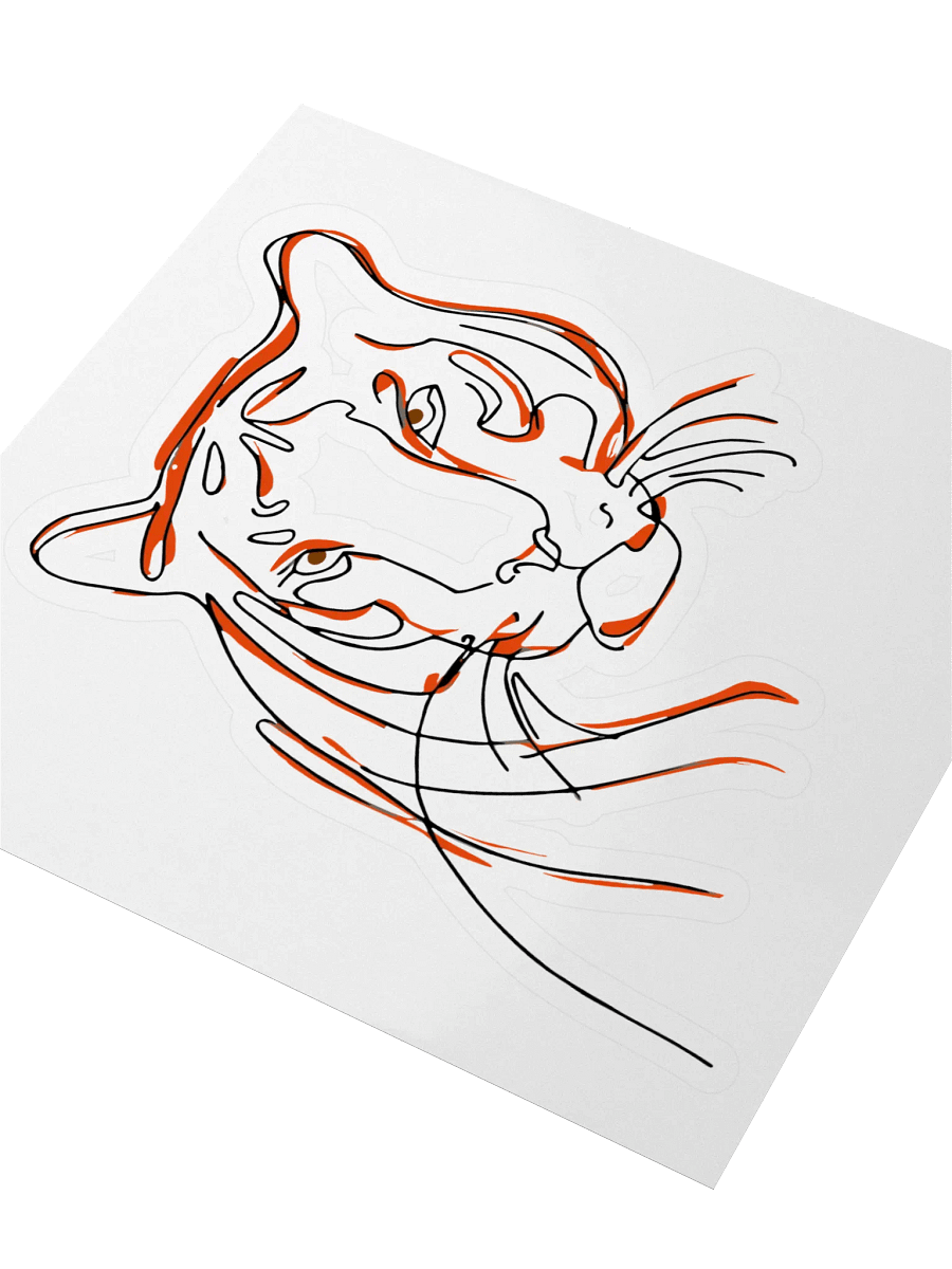 Tiger's Gaze Kiss Cut Stickers product image (3)