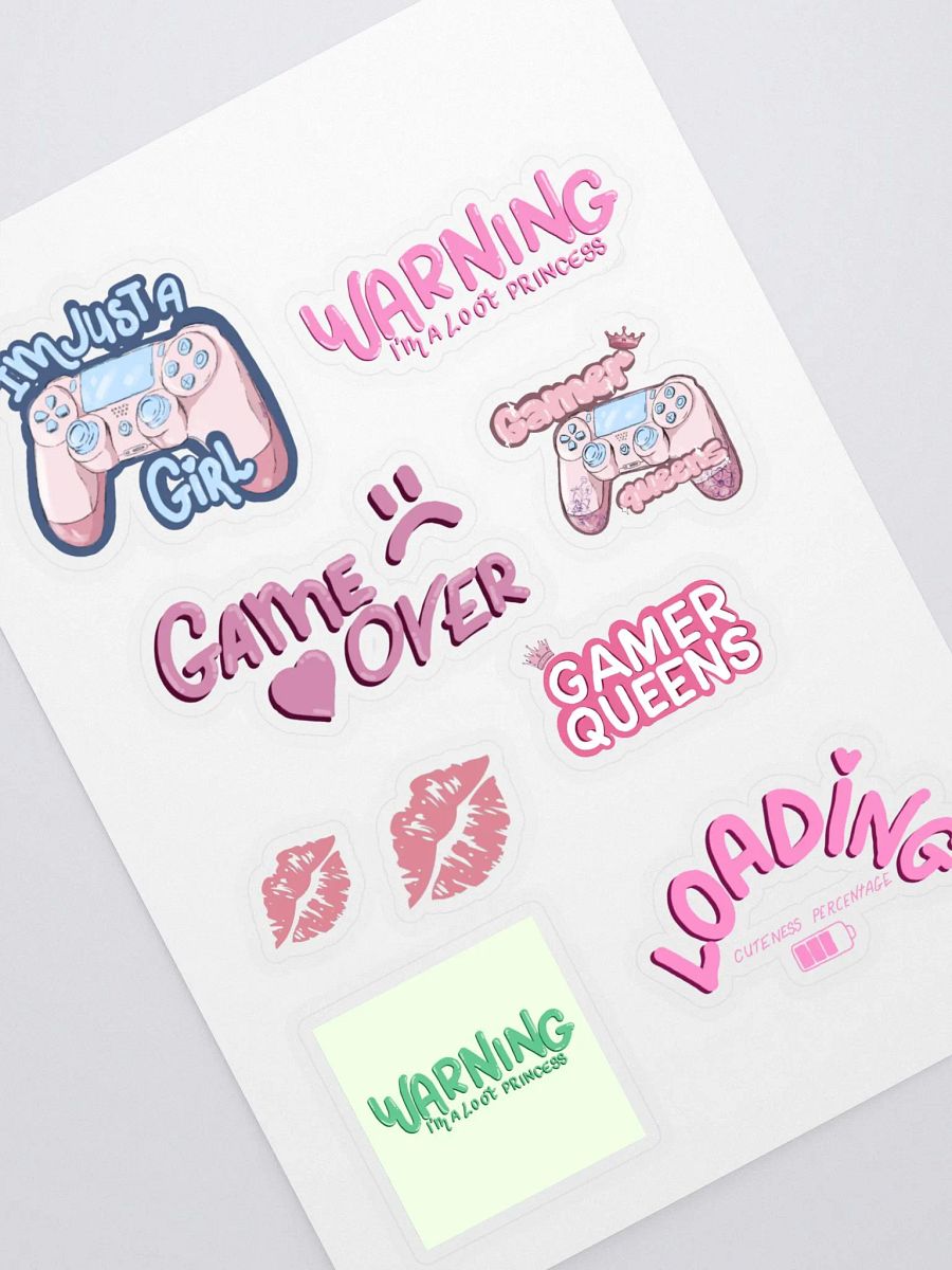 GAMER QUEENS sticker page 2 product image (1)