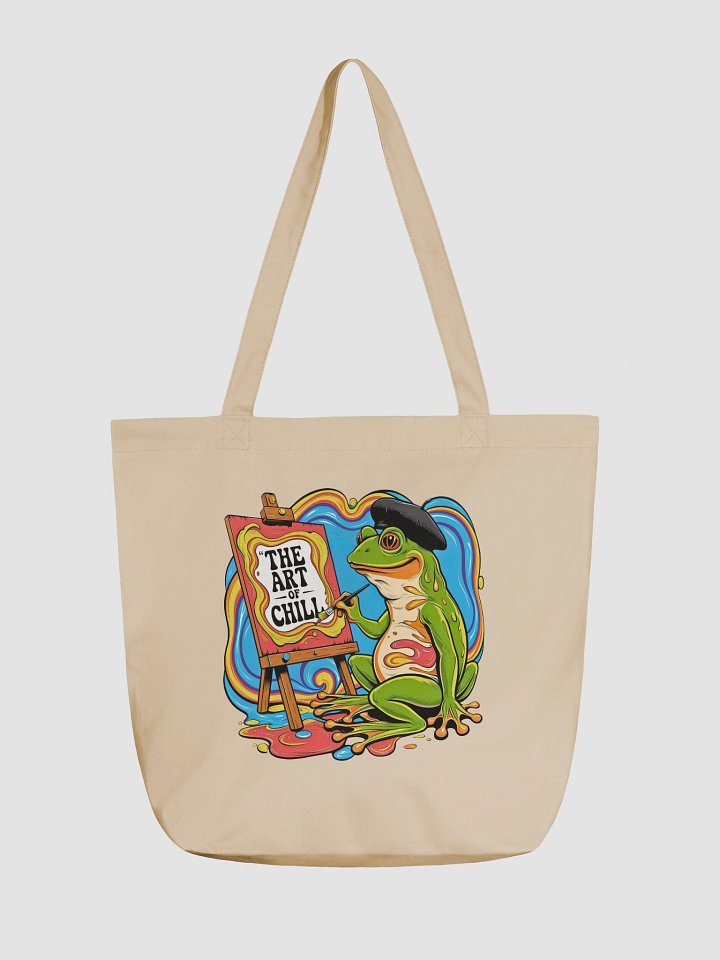 Chill Frog Artistry Tote Bag product image (1)