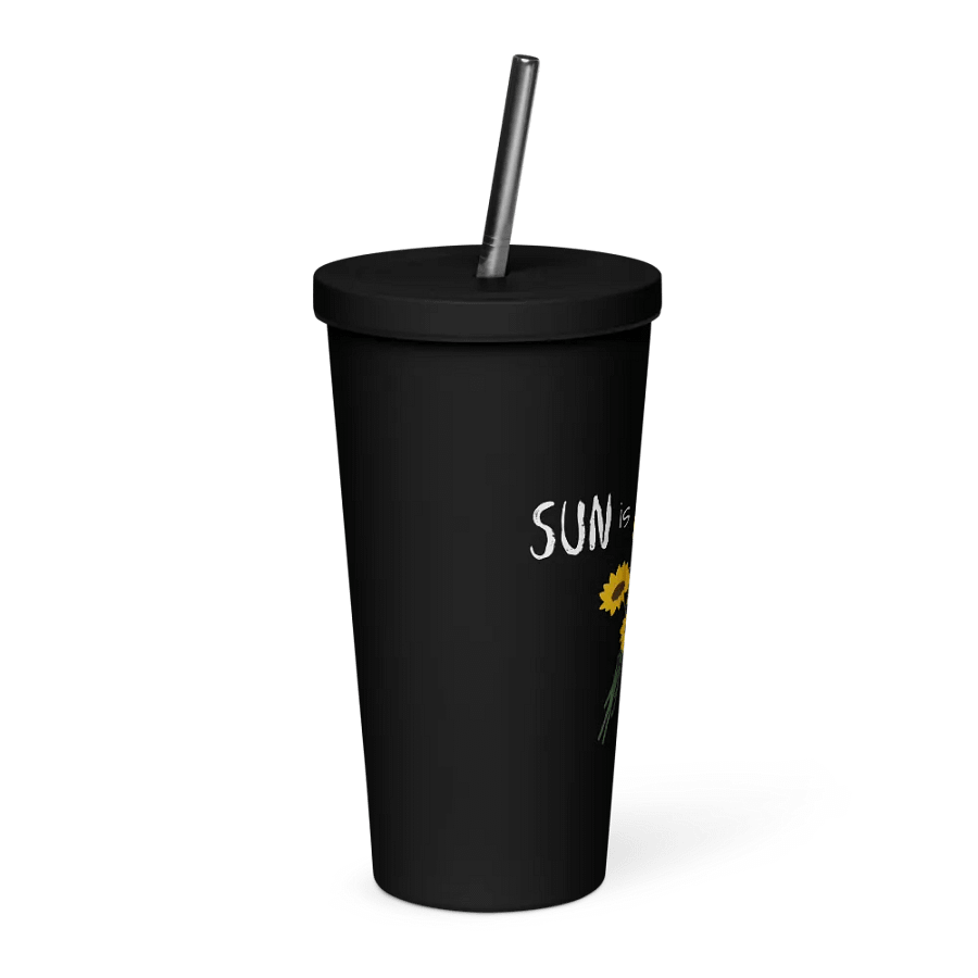 Insulated Tumbler with a Straw (sunny) product image (4)