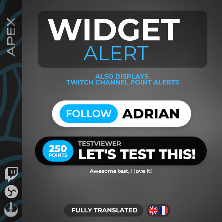 Twitch Widget Alertes product image (1)