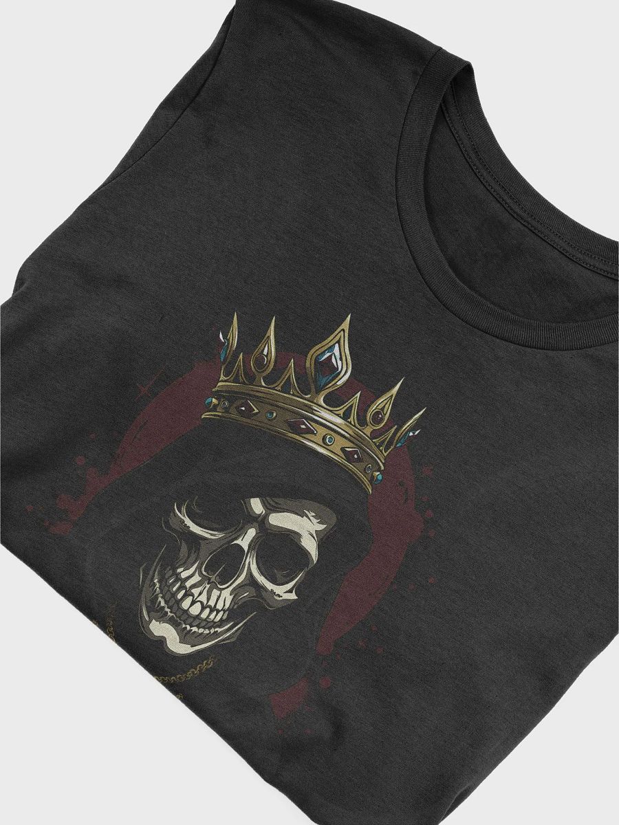 King of the Dead: Gothic Skull Crown Graphic T-Shirt product image (5)
