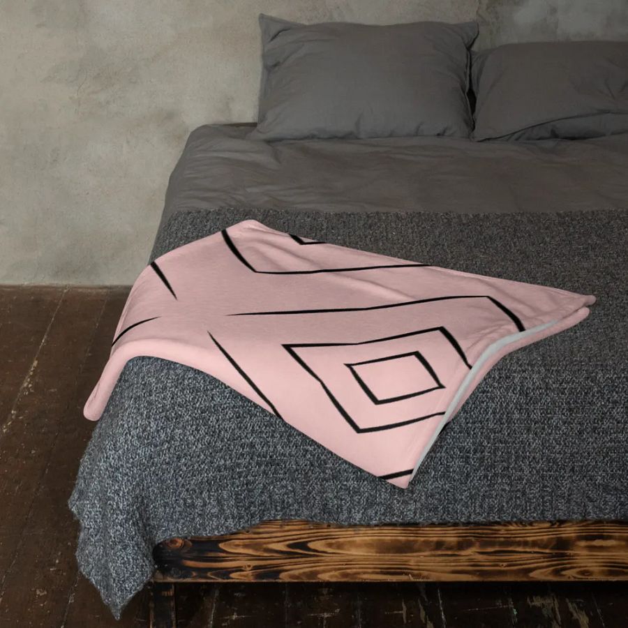 Diamond Blush Throw Blanket product image (12)