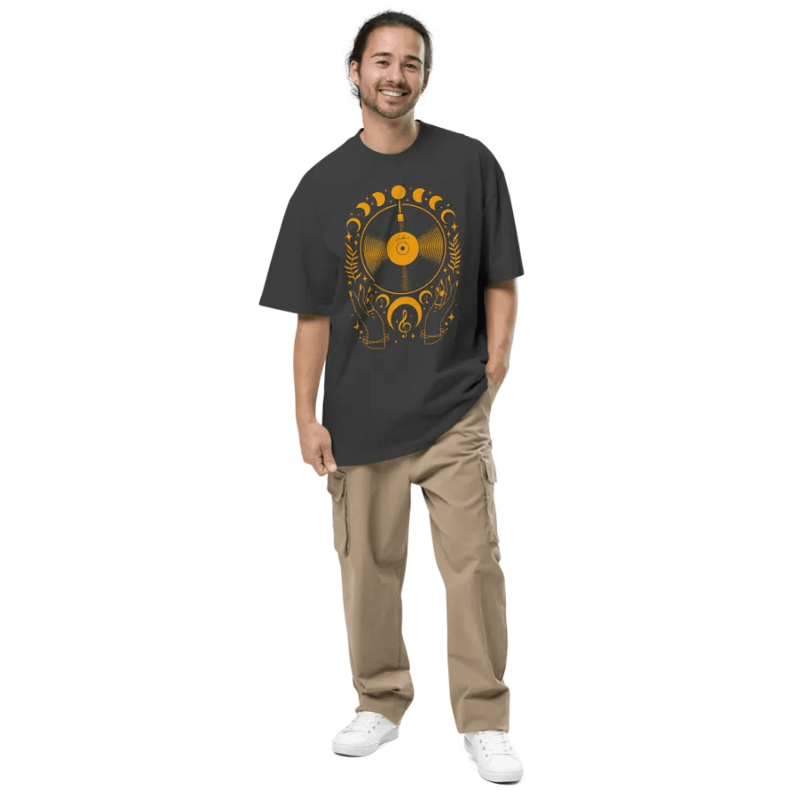 Occult Moon Vinyl - Oversized Tee product image (5)