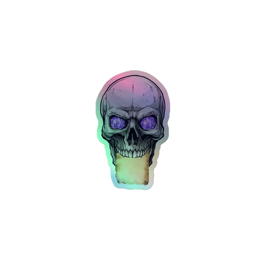 Skullaroid Hologram sticker product image (1)