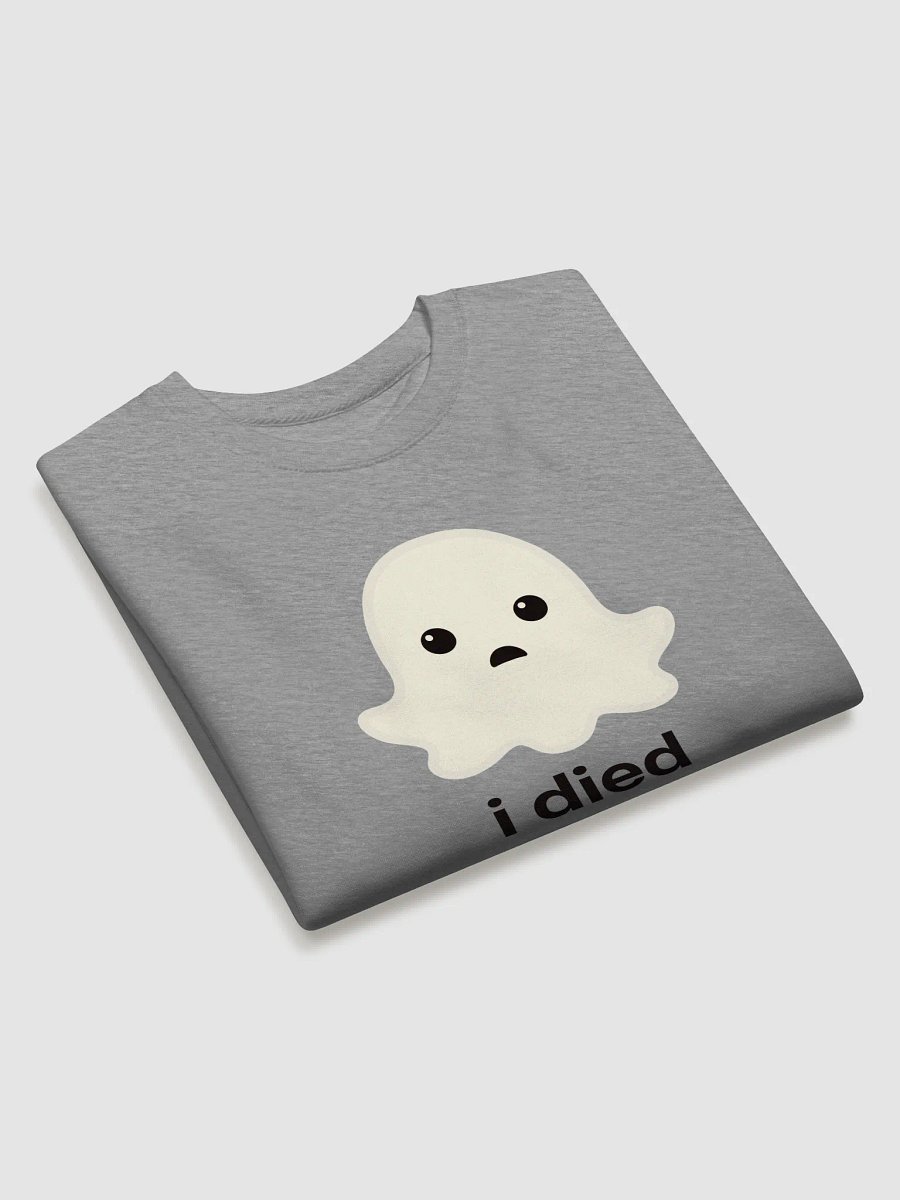 Sad Ghost Pullover Sweatshirt - Light Color product image (7)