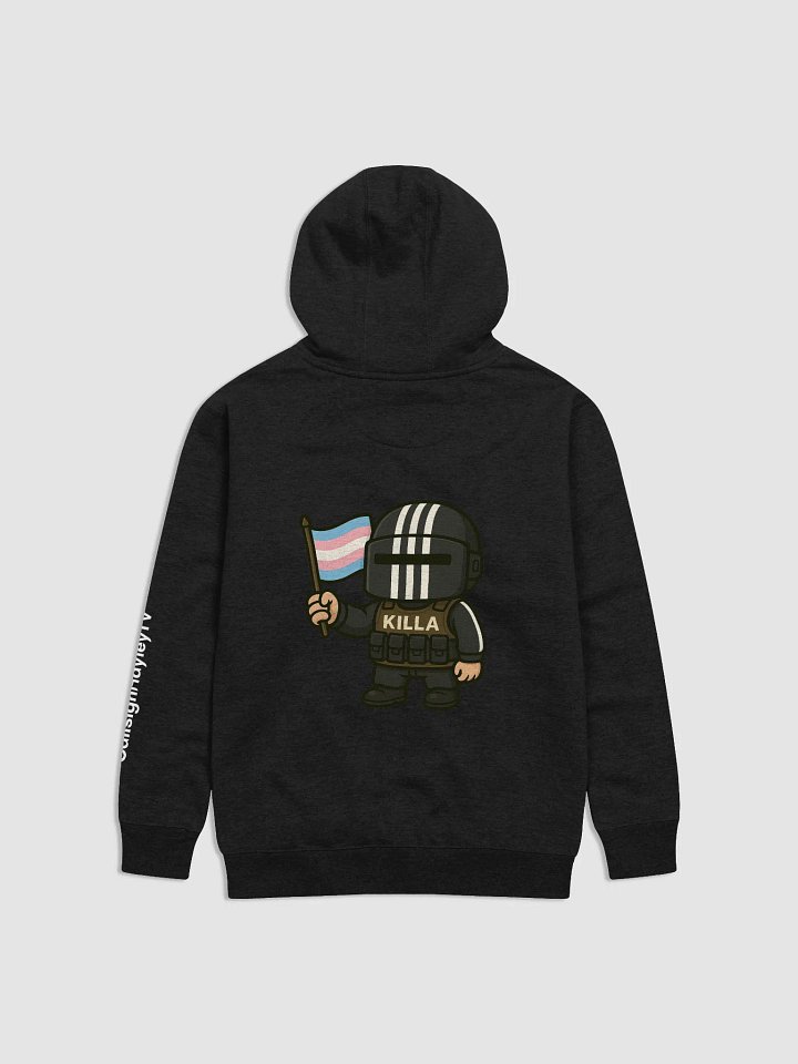 Raid With Pride – Trans Edition Hoodie (Black) product image (2)