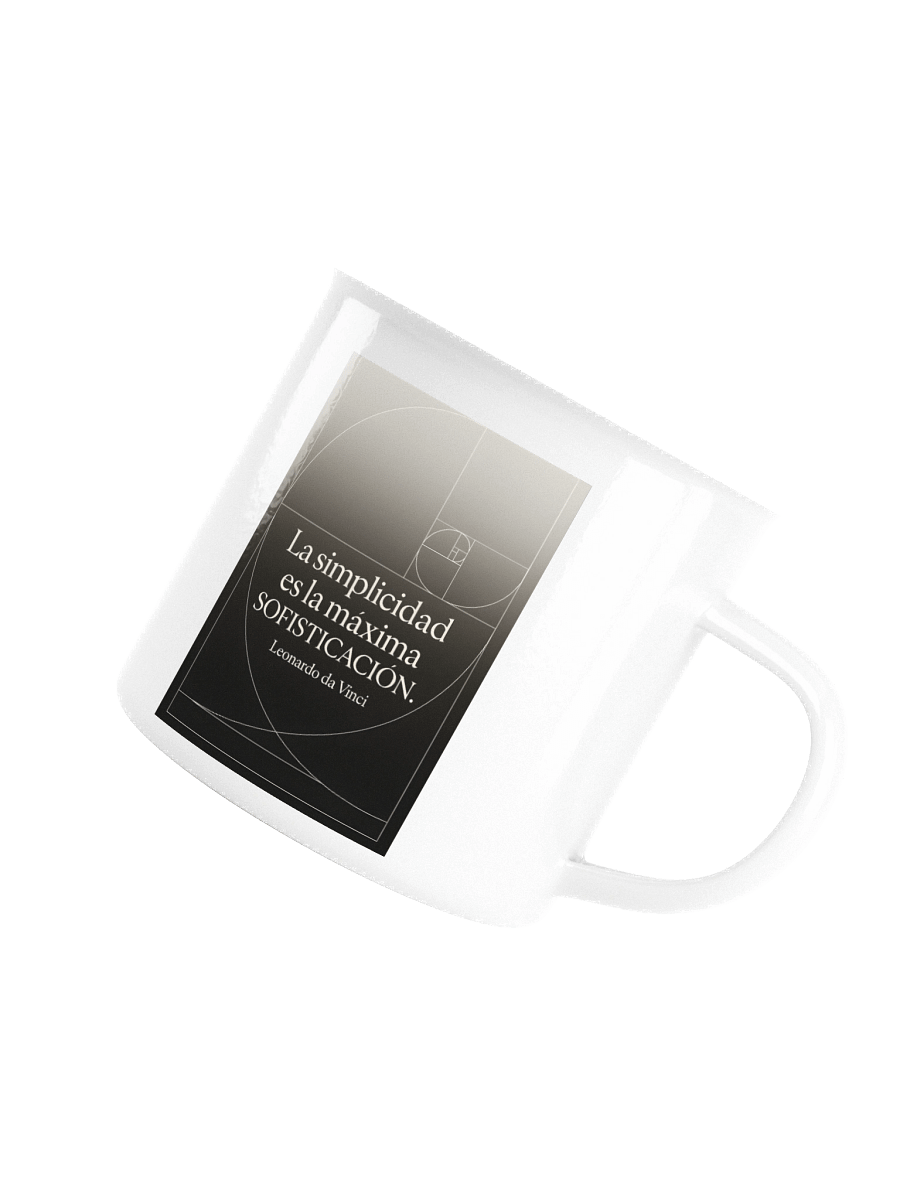 TAZA ultra-premium Leonardo da Vinci simplicidad con máxima calidad técnica product image (5)