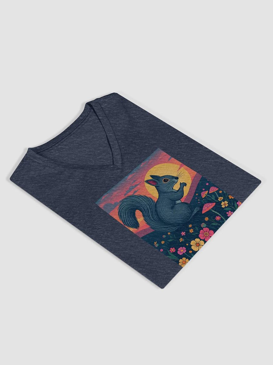 Sunrise Squirrel Women's V-Neck Tee product image (4)