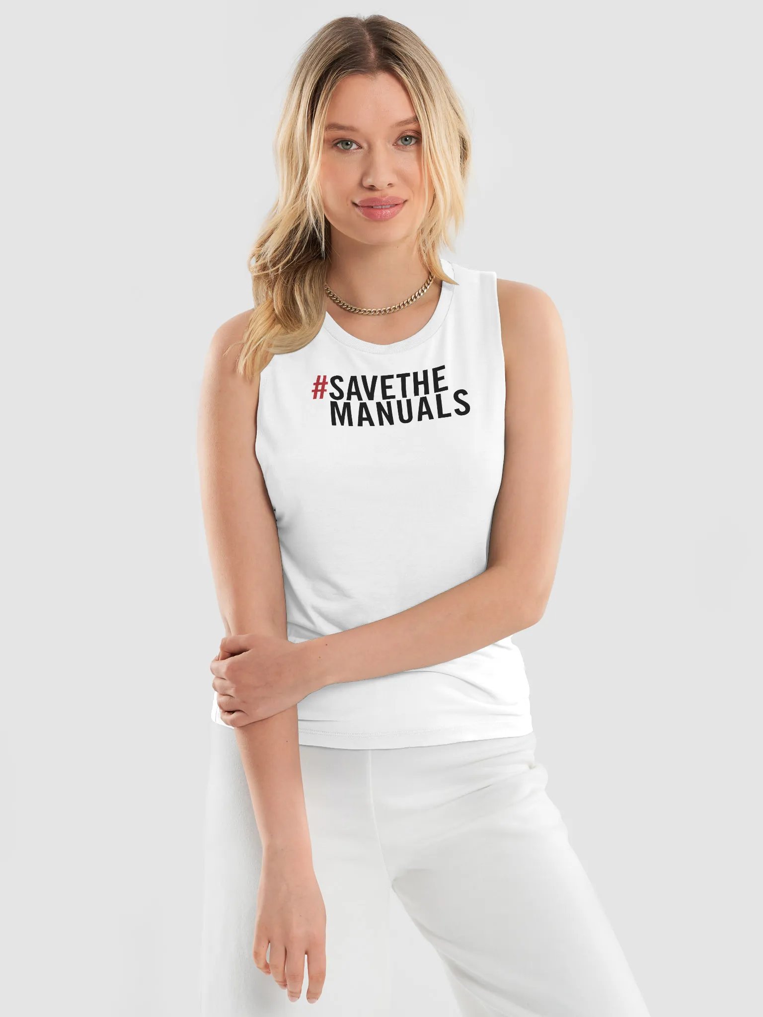 #SAVETHEMANUALS WOMEN'S TANK product image (5)