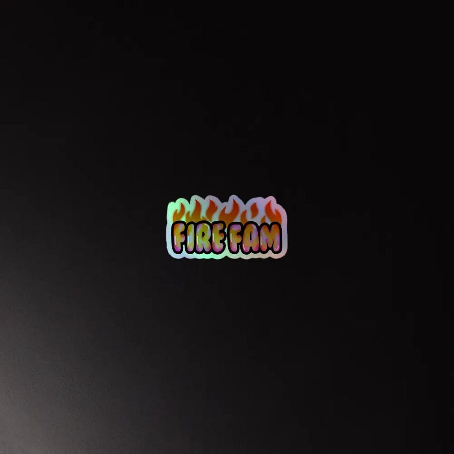 Fire Fam Holo Sticker product image (4)