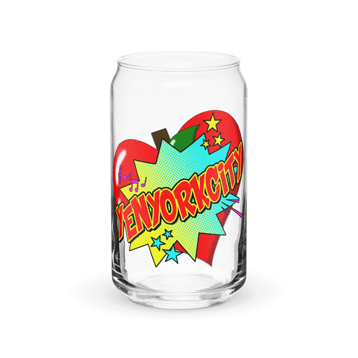 YenYorkCity Comic Logo Can Glass product image (1)