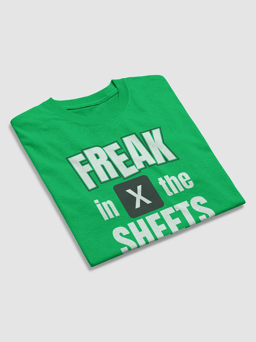 Excel Freak In The Sheets - Green T-shirt product image (3)