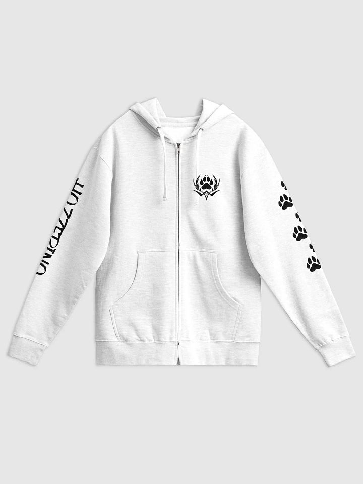 Hozzerino Logo Zip Hoodie White product image (1)