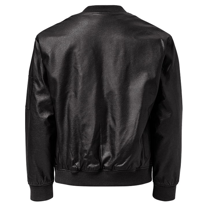 Roaring Lion Faux Leather Bomber Jacket product image (2)