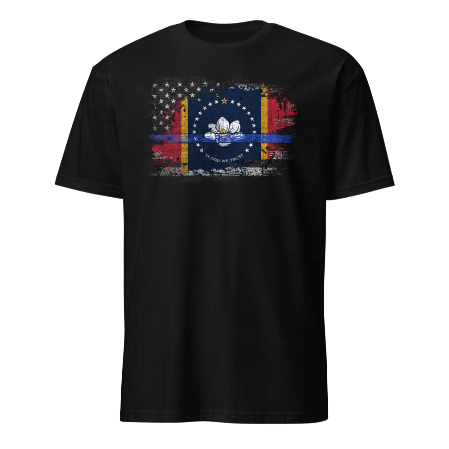 Mississippi Thin Blue Line Flag product image (1)