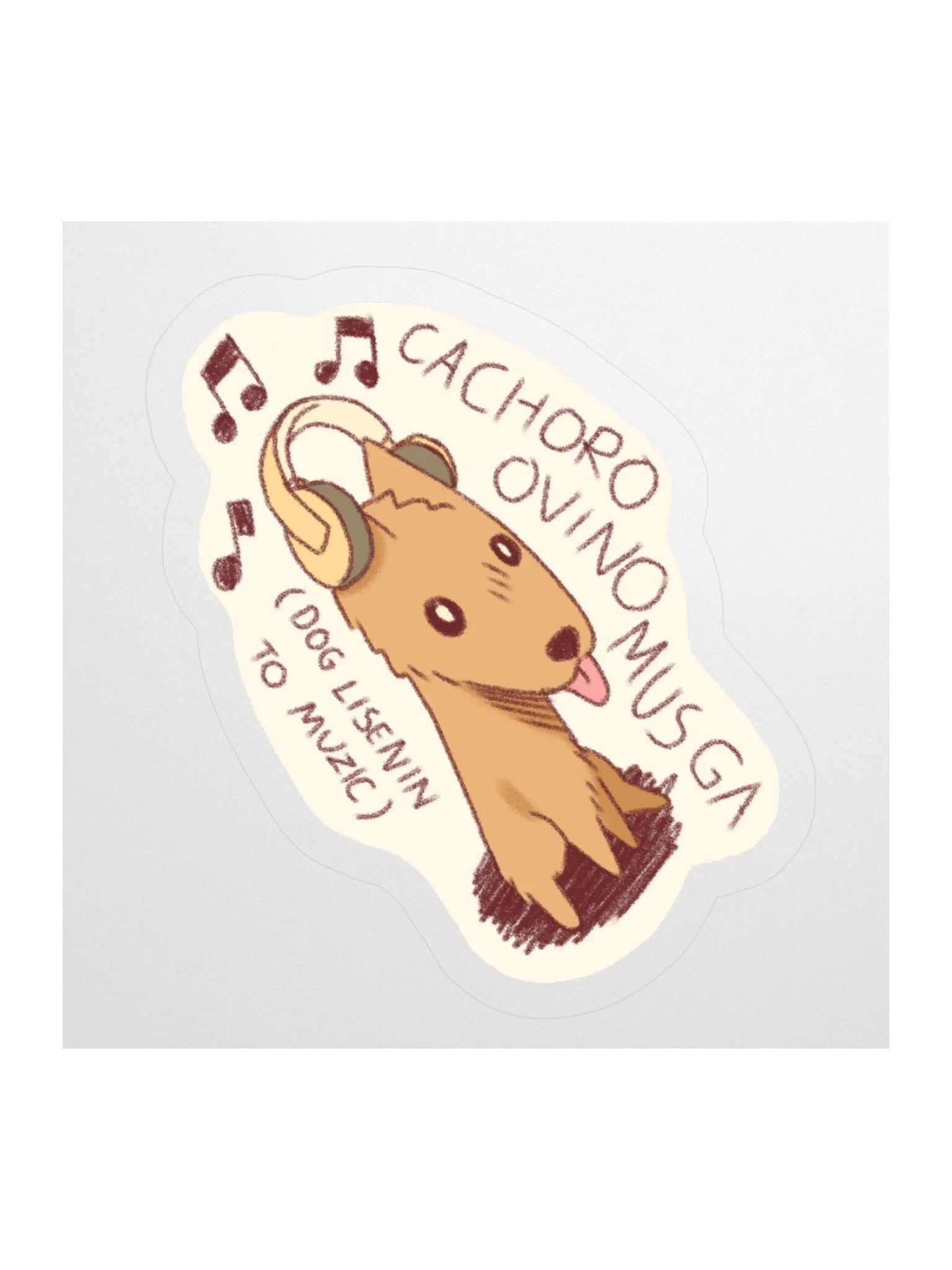 "cachoro ovino musga" Sticker product image (1)